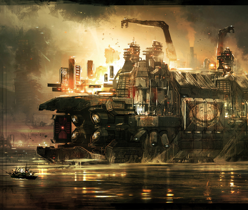 Illustration for article titled An Exclusive Look at the Stunning Concept Art Behind Cloud Atlas' Future Seoul